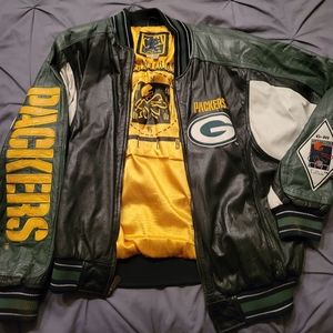 Green Bay Packers vintage leather jacket